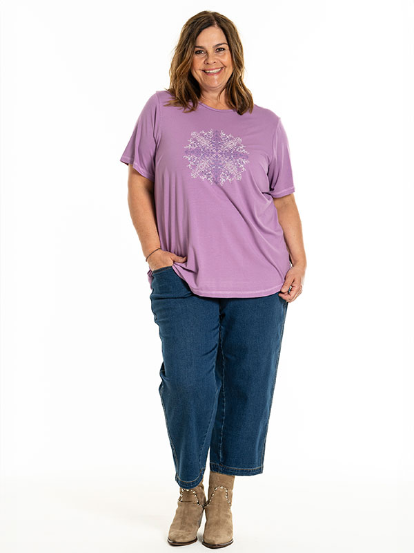 BIRKA - Plus Size T-shirt fra Gozzip
