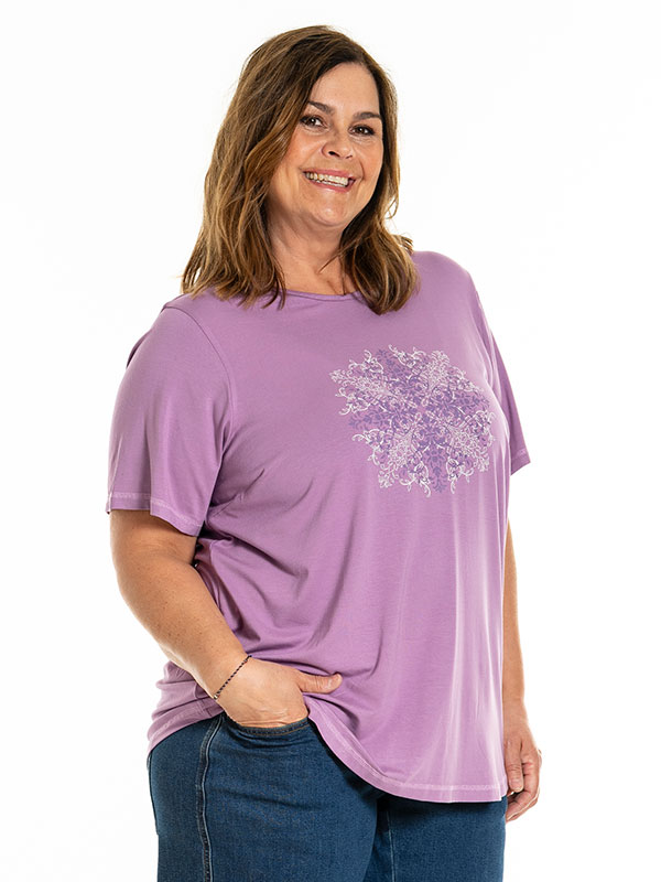BIRKA - Plus Size T-shirt fra Gozzip