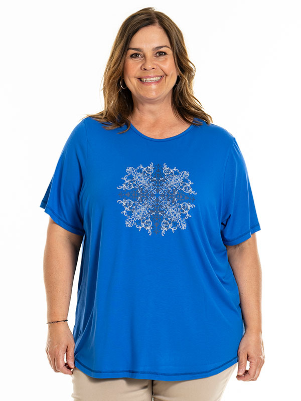 BIRKA - Plus Size T-shirt fra Gozzip