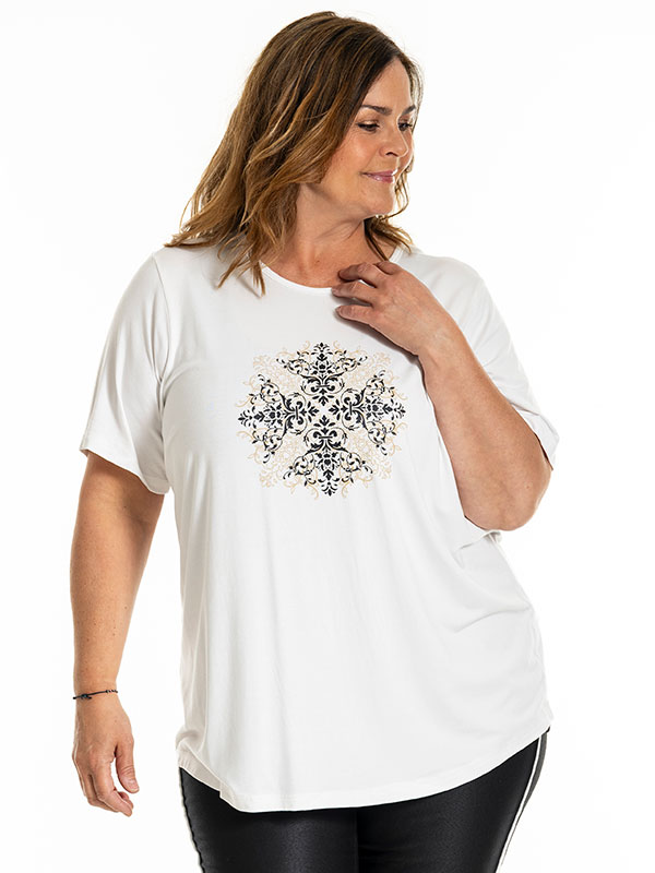 BIRKA - Plus Size T-shirt fra Gozzip