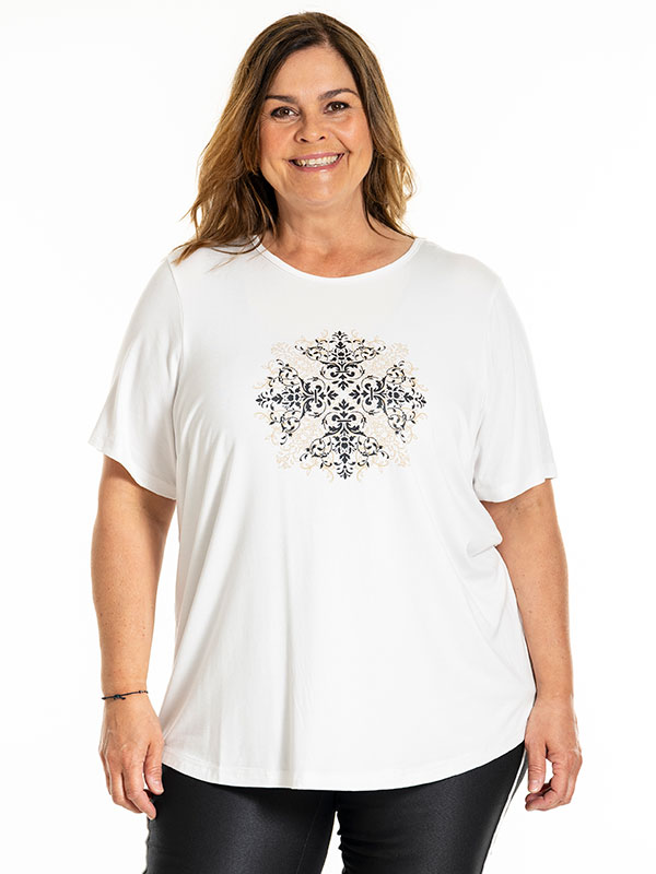 BIRKA - Plus Size T-shirt fra Gozzip