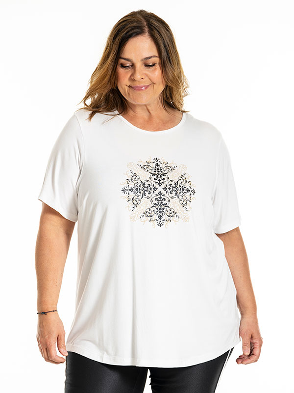 BIRKA - Plus Size T-shirt fra Gozzip