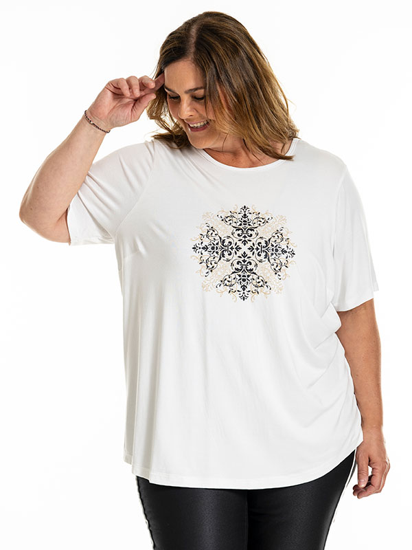 BIRKA - Plus Size T-shirt fra Gozzip