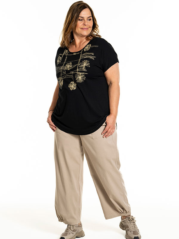 GITTE - Plus Size T-shirt fra Gozzip