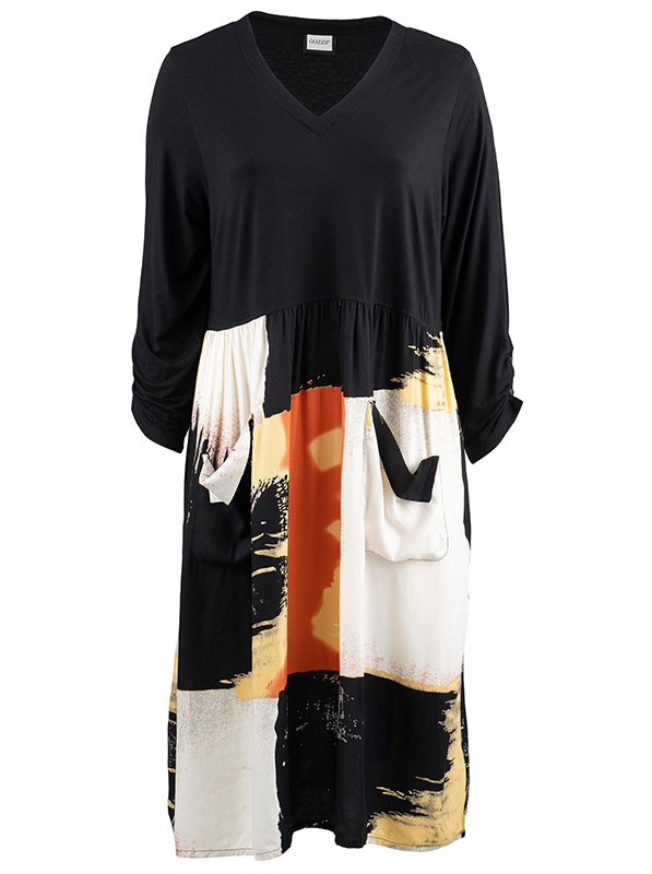 ILLONA - Plus Size Kjole fra Gozzip