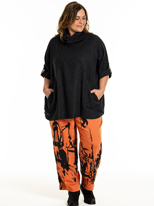 ILSABET - Plus Size Bluse fra Gozzip