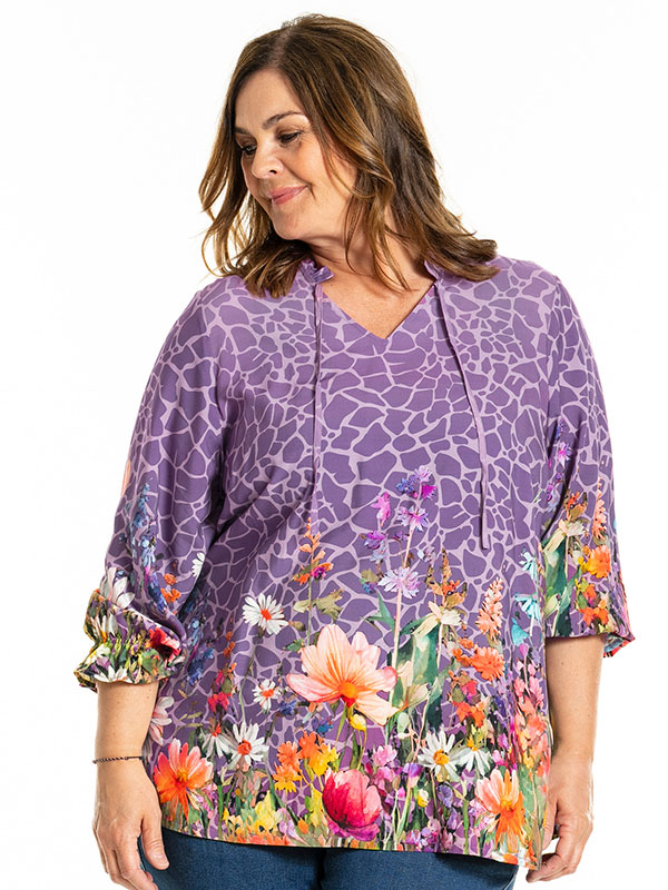 IMA - Plus Size Bluse fra Gozzip