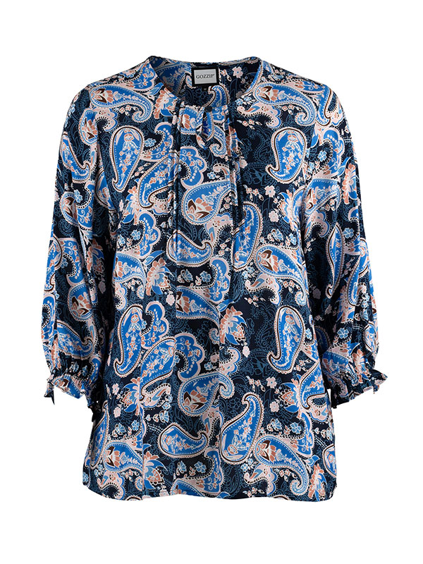 IBEN - Plus Size Bluse fra Gozzip