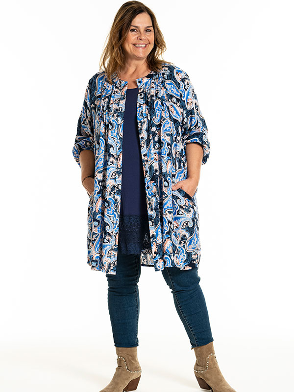 JOHANNE - Plus Size Tunika fra Gozzip