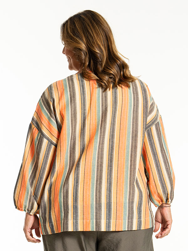 ANN-MARI - Plus Size Bluse fra Gozzip