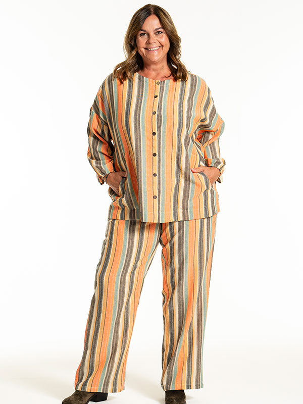 ANN-MARI - Plus Size Bluse fra Gozzip