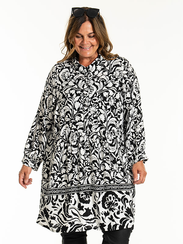 JAMIE - Plus Size Tunika fra Gozzip