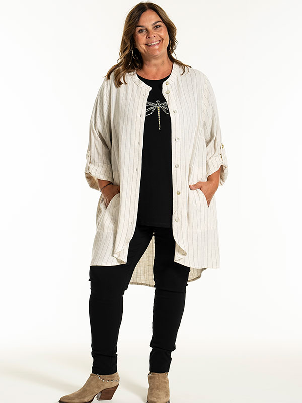 MONNA - Plus Size Tunika fra Gozzip