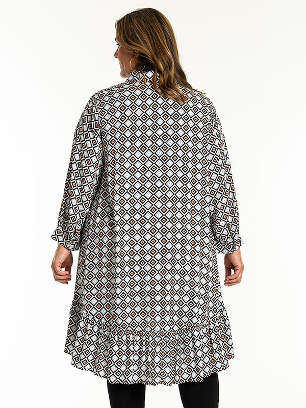 EDITH - Plus Size Tunika fra Gozzip