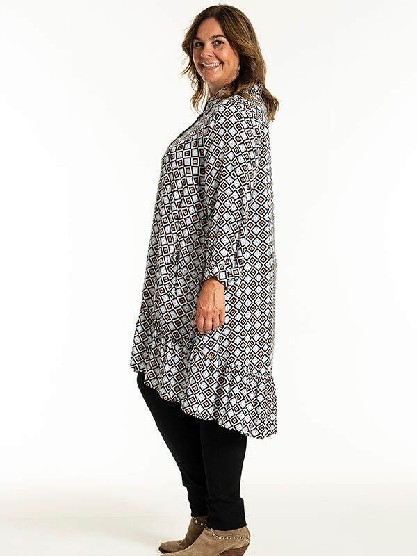 EDITH - Plus Size Tunika fra Gozzip