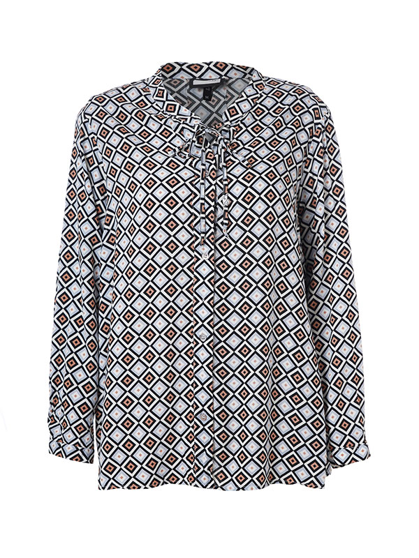 JANETT - Plus Size Bluse fra Gozzip