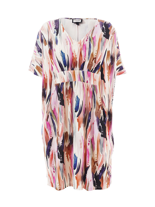 BELINA - Plus Size Kjole fra Gozzip