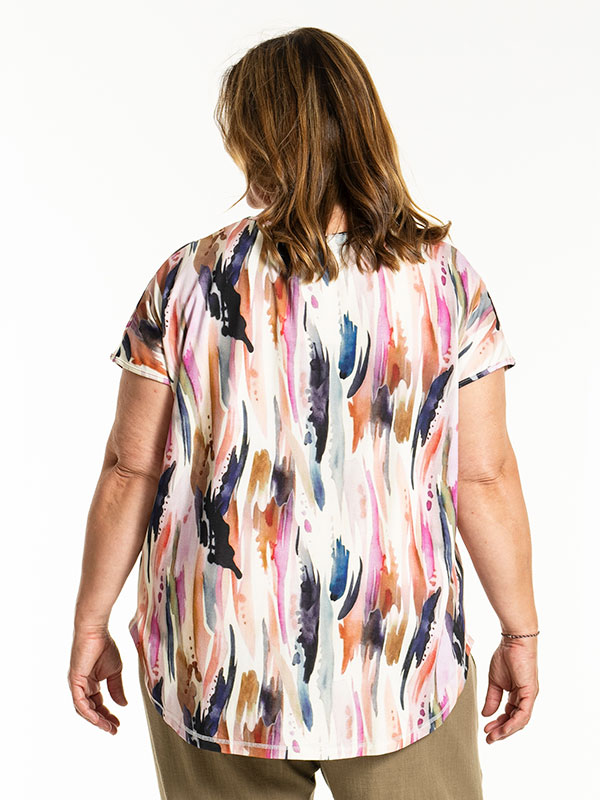 GITTE - Plus Size T-shirt fra Gozzip