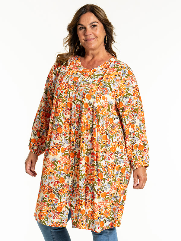 JANNY - Plus Size Tunika fra Gozzip