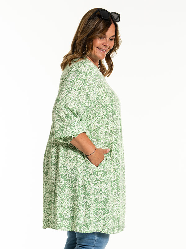 BENTINA - Plus Size Tunika fra Gozzip