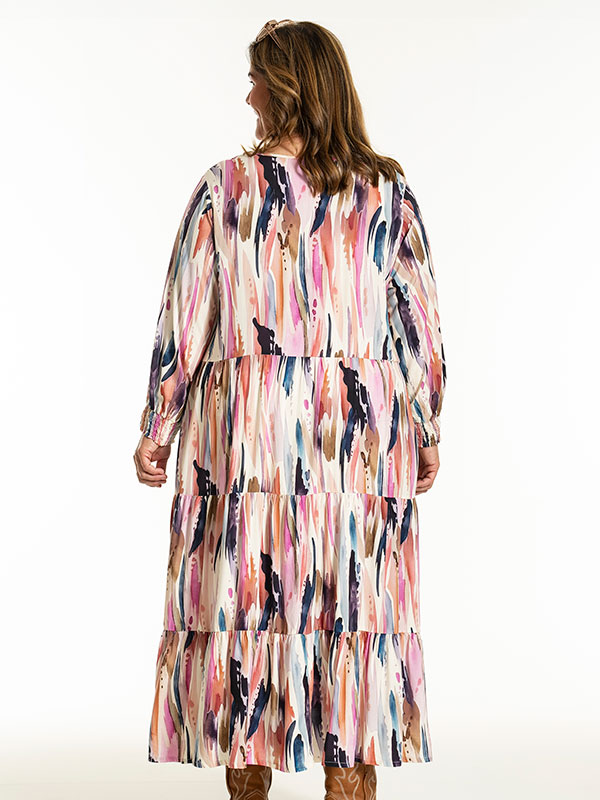 SUSSIE - Plus Size Kjole fra Gozzip