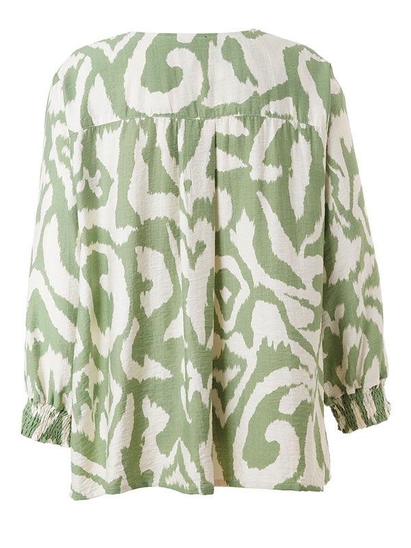 JILIAN - Plus Size Bluse fra Gozzip