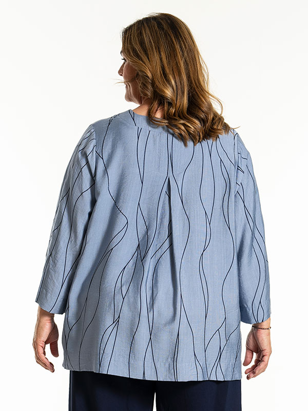 SVANHILDR - Plus Size Bluse fra Gozzip