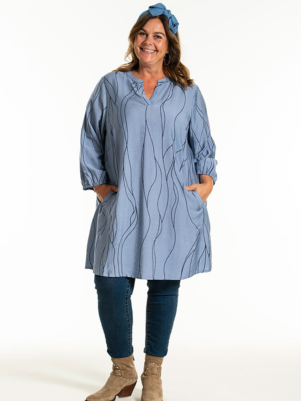 JEANA - Plus Size Tunika fra Gozzip