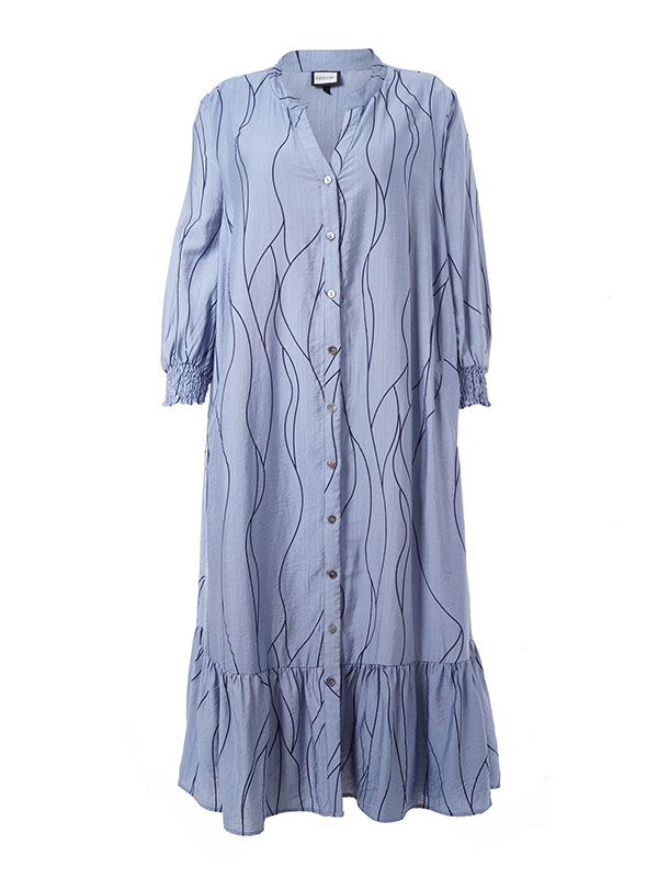 SIGRUN - Plus Size Kjole fra Gozzip