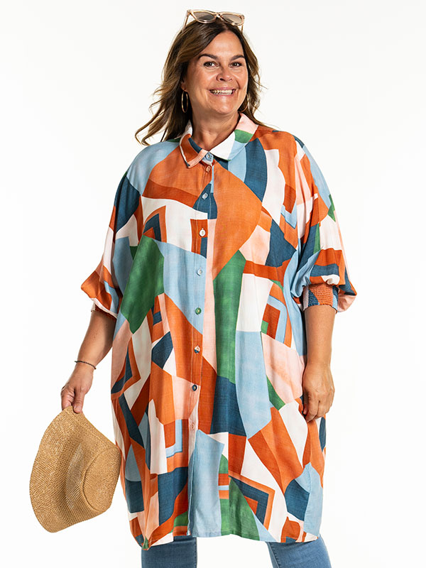 GERDA - Plus Size Tunika fra Gozzip