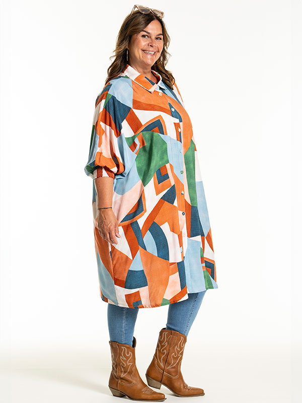 GERDA - Plus Size Tunika fra Gozzip