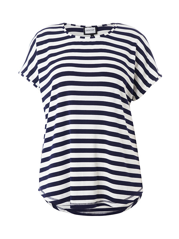 GITTE - Plus Size T-shirt fra Gozzip