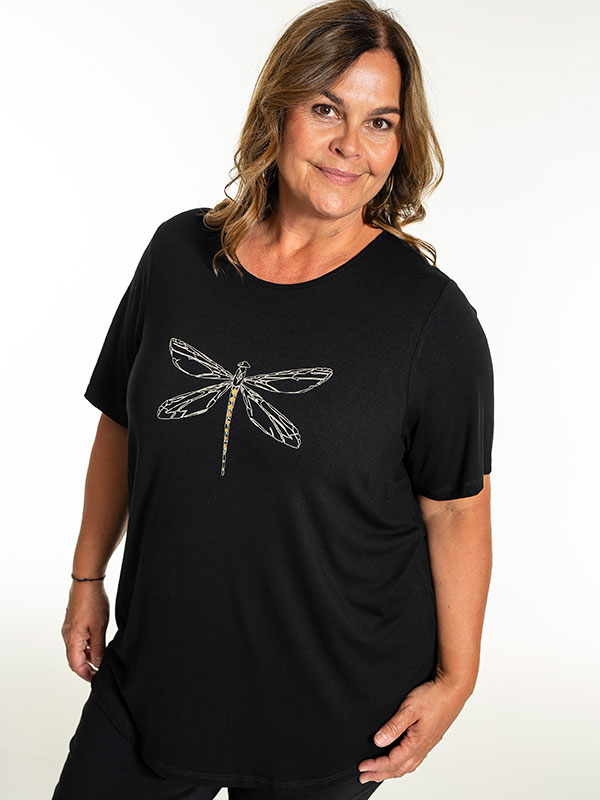 BIRKA - Plus Size T-shirt fra Gozzip