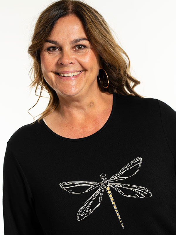 BIRKA - Plus Size T-shirt fra Gozzip