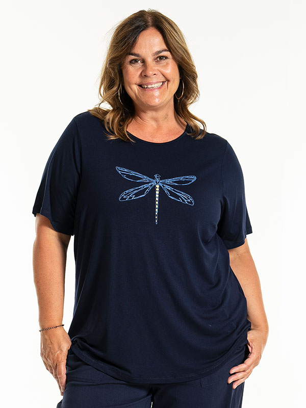 BIRKA - Plus Size T-shirt fra Gozzip