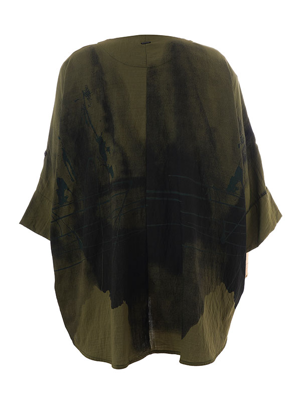 KLEO - Plus Size Bluse fra Gozzip Black