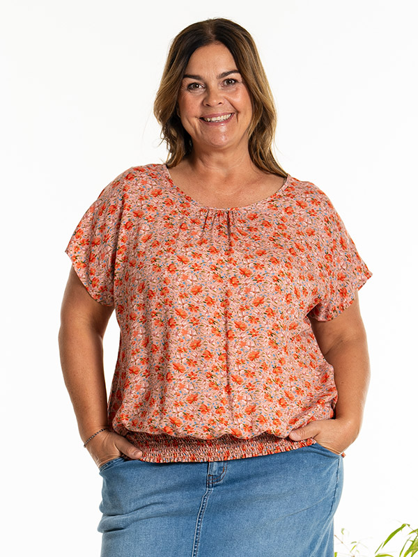 ELISE - Plus Size Bluse fra Gozzip