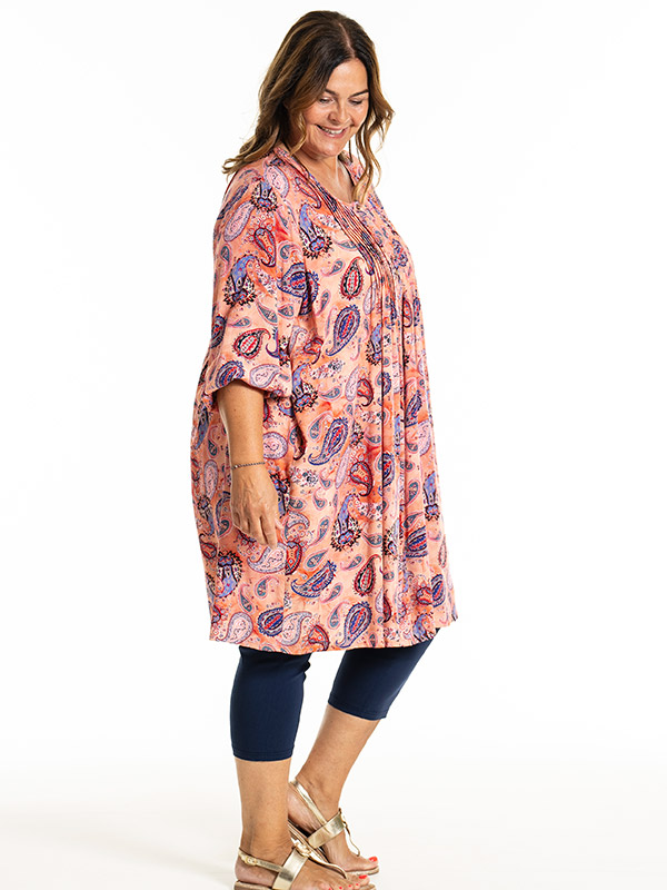 JOHANNE - Plus Size Tunika fra Gozzip