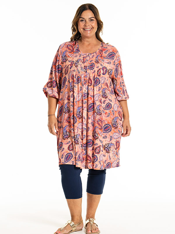 JOHANNE - Plus Size Tunika fra Gozzip