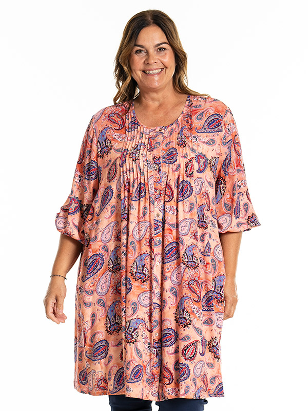 JOHANNE - Plus Size Tunika fra Gozzip