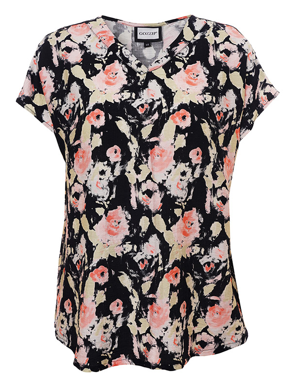 JEAN - Plus Size Bluse fra Gozzip