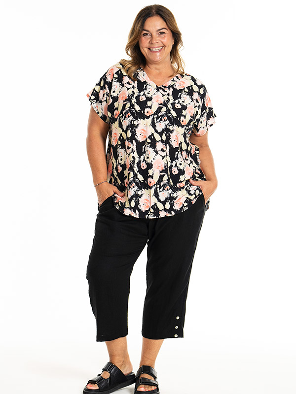 JEAN - Plus Size Bluse fra Gozzip