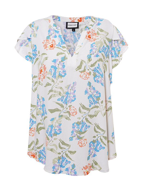 KARUNA - Plus Size Bluse fra Gozzip