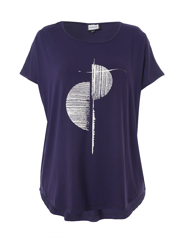 GITTE - Plus Size T-shirt fra Gozzip