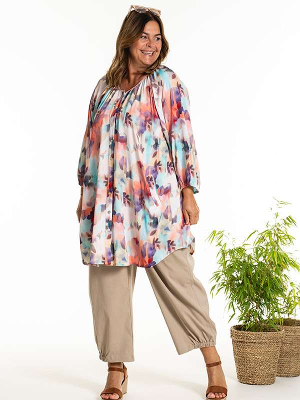 KATHINKA - Plus Size Tunika fra Gozzip