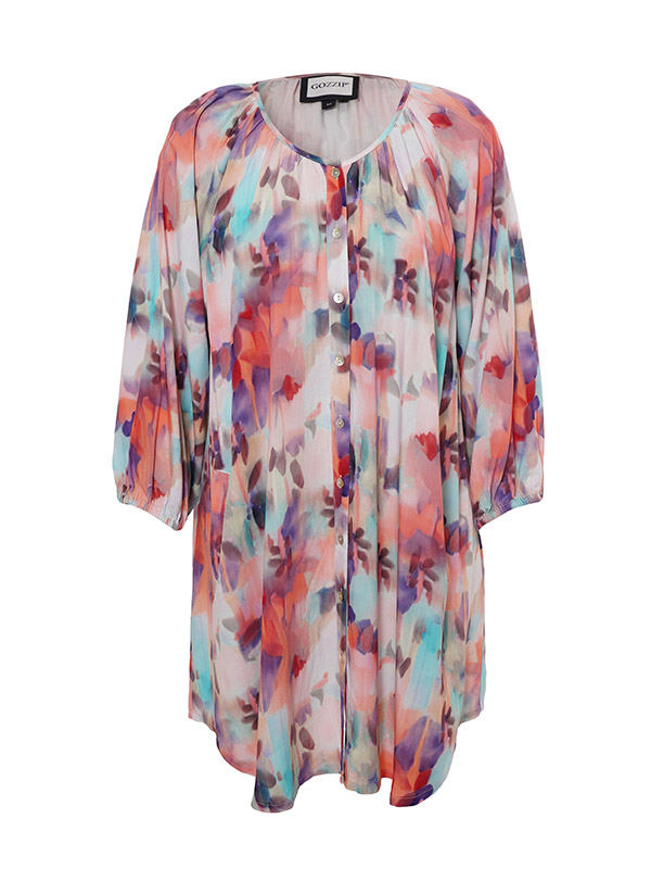 KATHINKA - Plus Size Tunika fra Gozzip