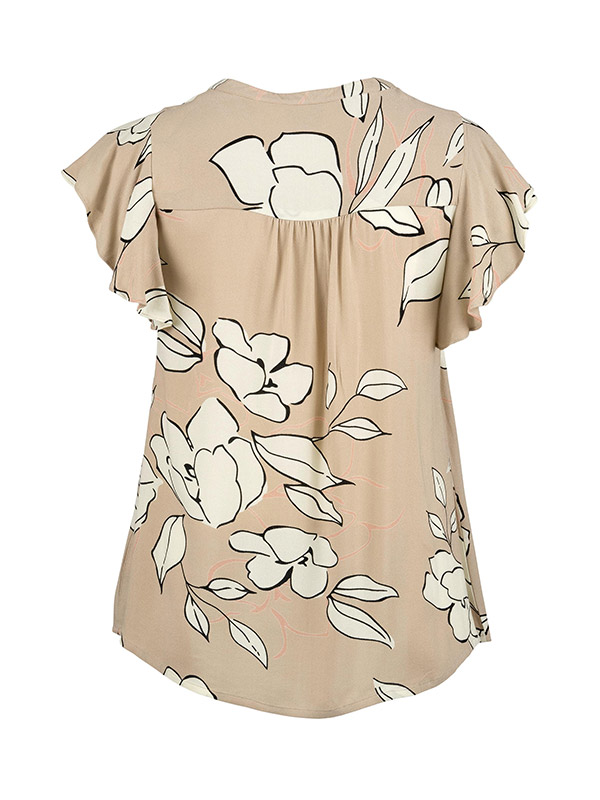 KATHLA - Plus Size Bluse fra Gozzip
