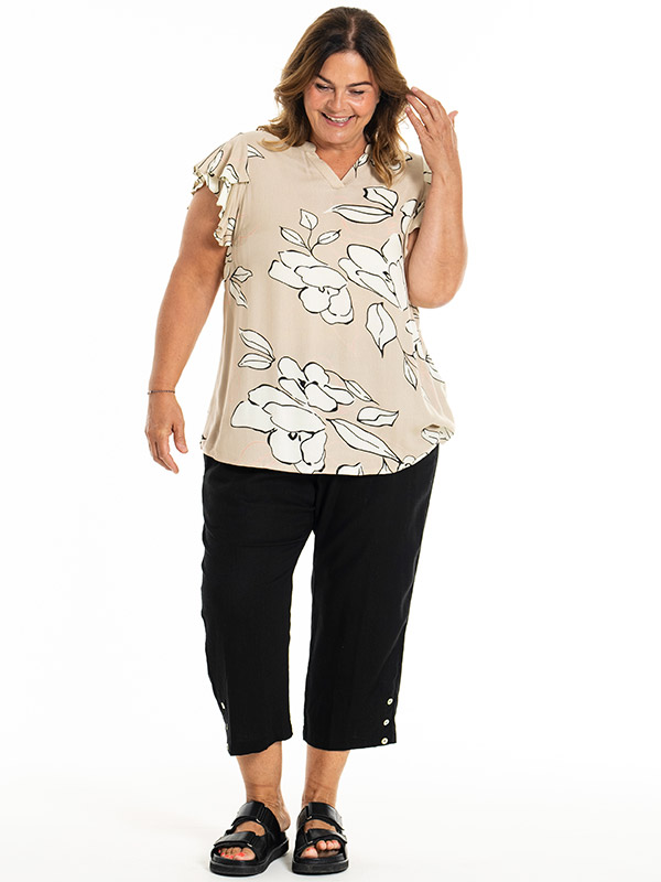 KATHLA - Plus Size Bluse fra Gozzip