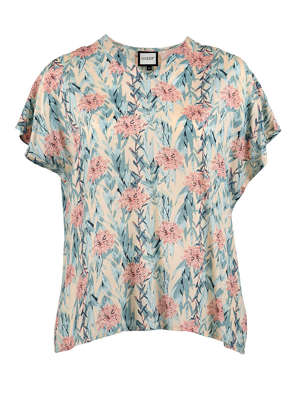 KATHLIN - Plus Size Bluse fra Gozzip
