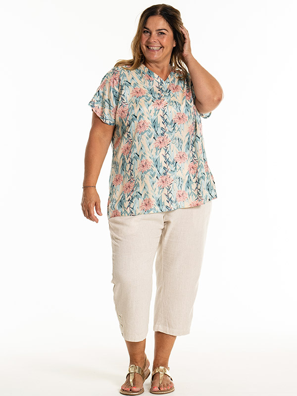 KATHLIN - Plus Size Bluse fra Gozzip